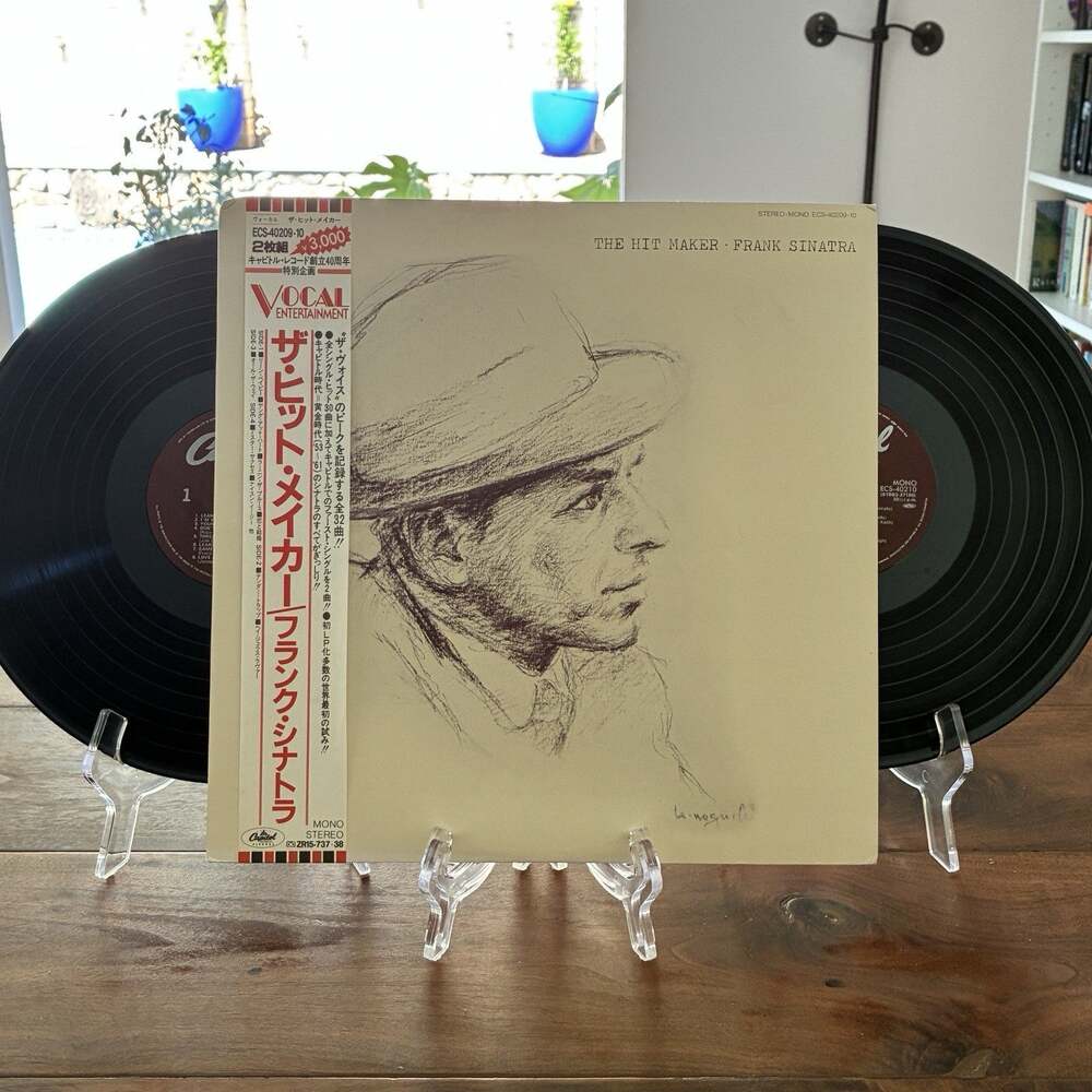 Frank Sinatra The Hit Maker 2xVinyl LP 1982 Mono Capitol ECS-40209-10 w/ Obi